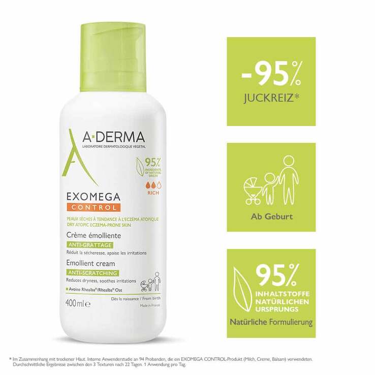 A-Derma Exomega Control Creme + Spray Promo-Kit, 1 St
