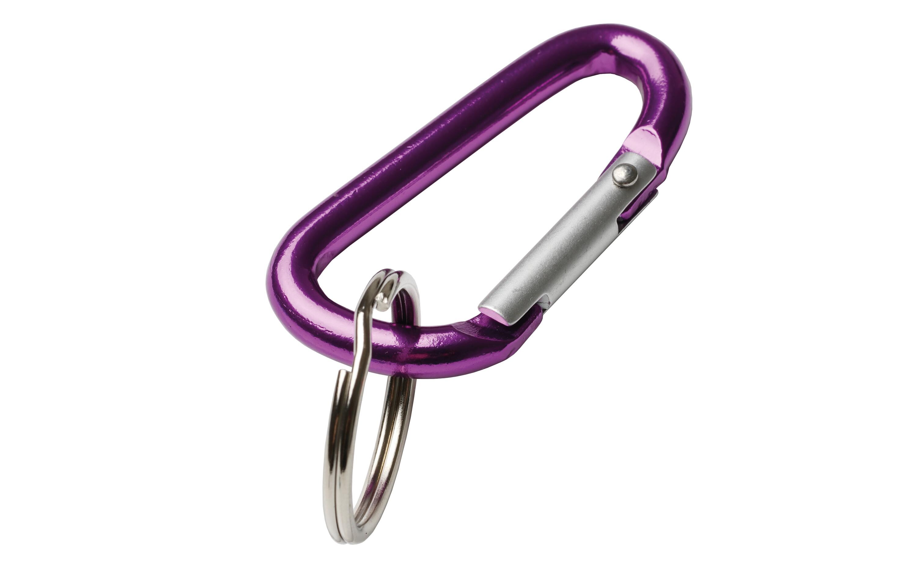 Schlüsselkarabiner 60 mm, 2 Stück, assortiertKarabiner für Ihre Schlüssel