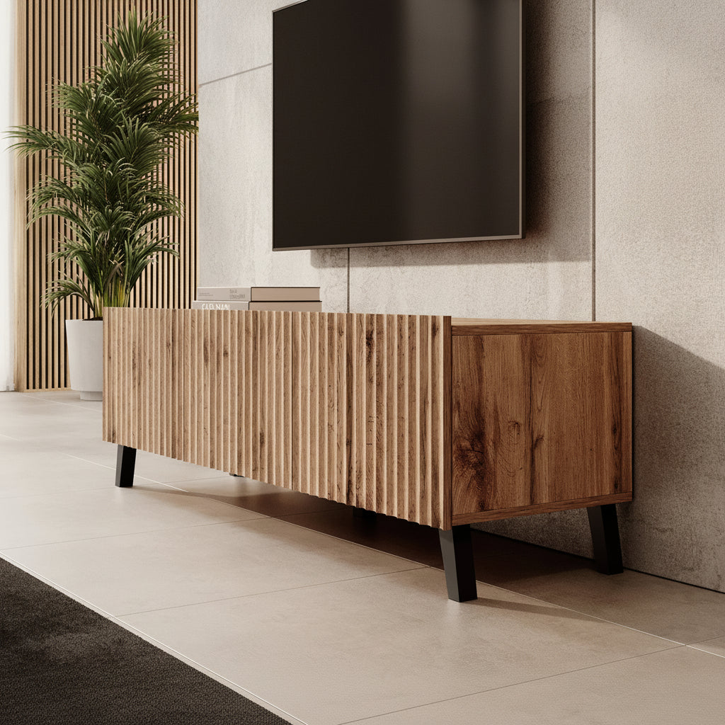 Pepinos 2 - TV-Meubel - Eiken - 150x42x44 cm