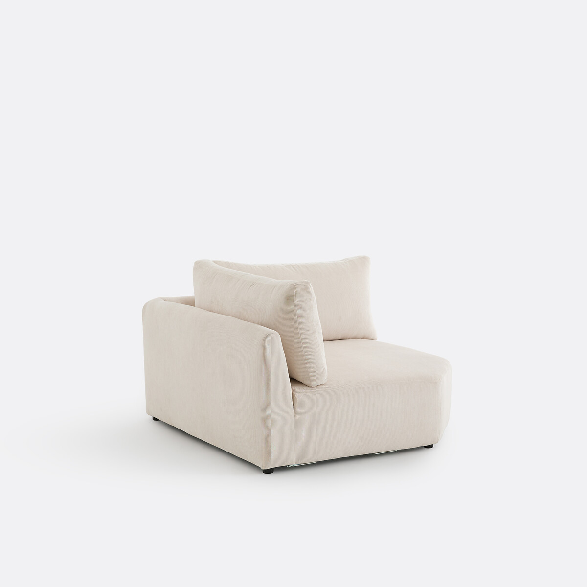 LA REDOUTE INTERIEURS<br>Elemento de canto reversível, veludo cotelê, Monica