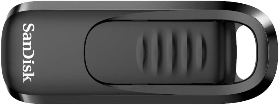(256GB) Ultra Slider USB C 3.2 Speicher Stick Flash Drive 400Mbit/s (SDCZ480-256G-G46) - Schwarz
