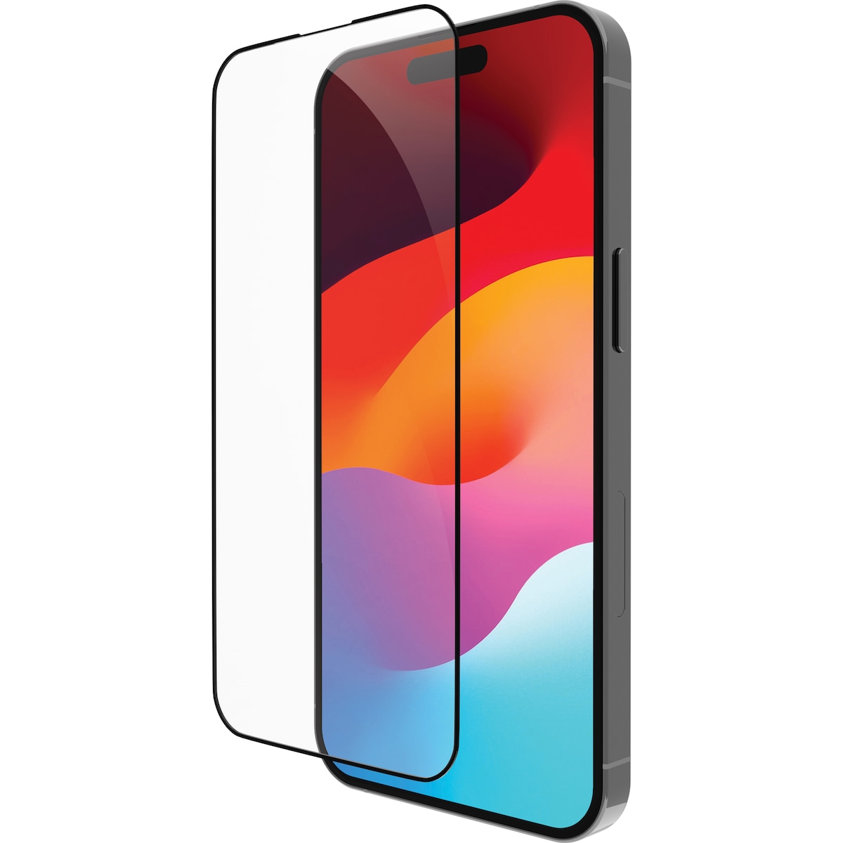 Dbramante1928 Eco-Shield iPhone 15 skjermbeskytter (sort)