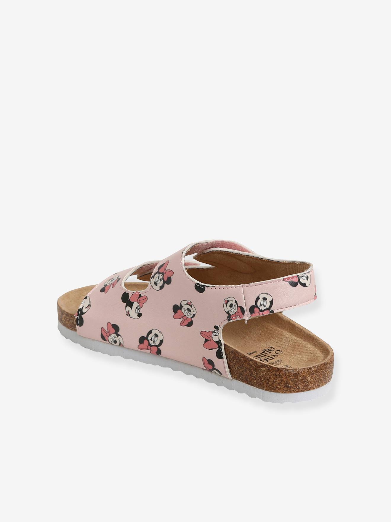 Sandálias DS® Minnie, estampa rosa escuro