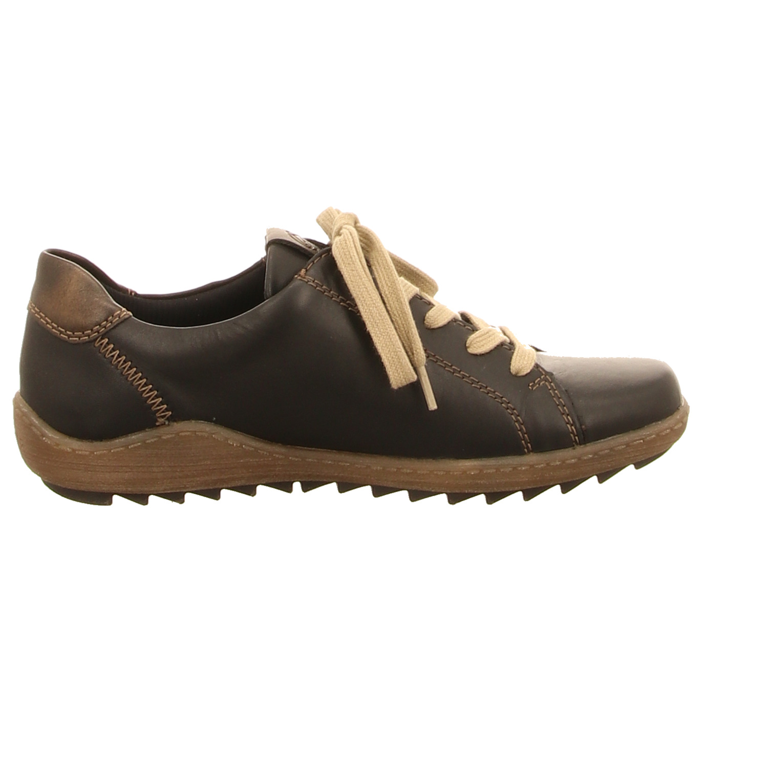 Remonte Schnürhalbschuh schwarz