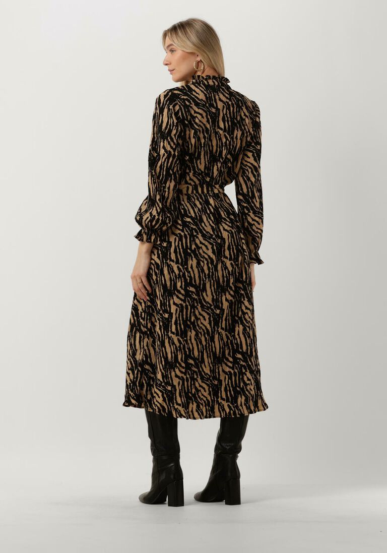 MOVES beige moves midi jurk lavisa 2608