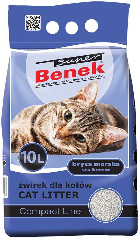 Super Benek - Compact - Kattengrit - Fijn Bentoniet - Zee Geur