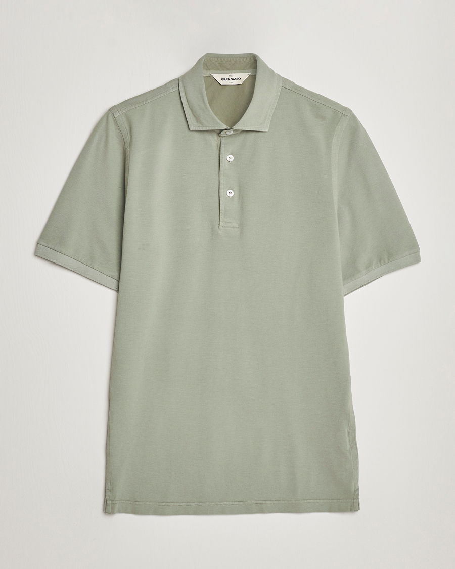 Gran Sasso Washed Polo Green