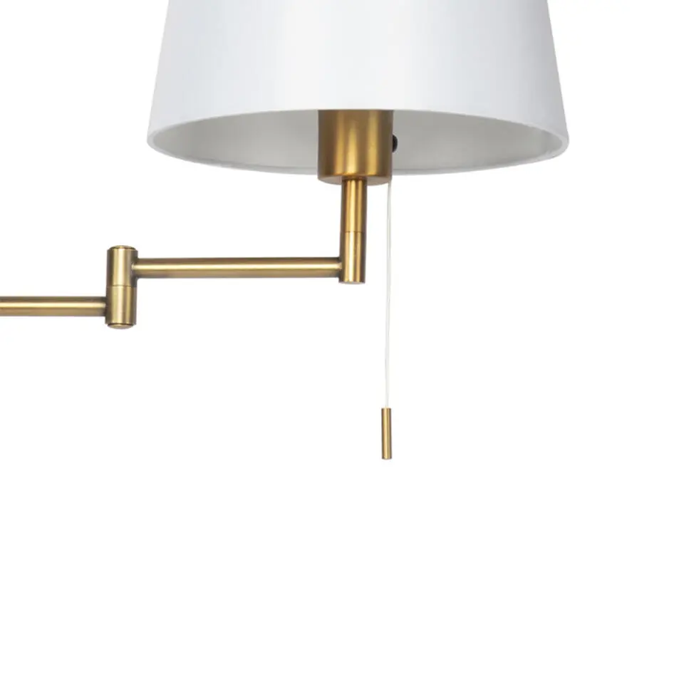Qazqa wandlampen ladas bruin e27