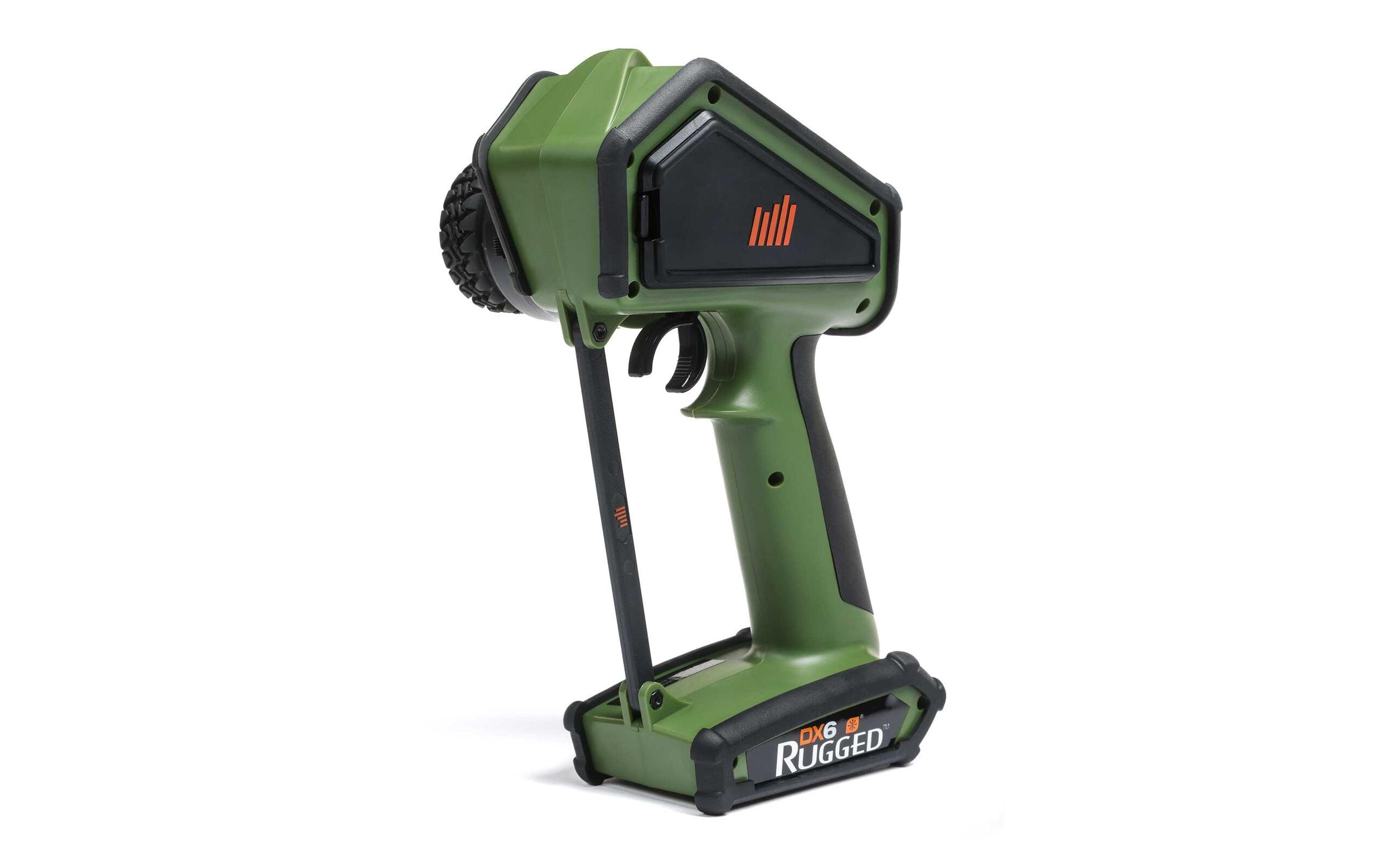 Fernsteuerung DX6 Rugged DSMR Grün, nur Sender<br>Robuster 6-Kanal Sender für RC Fahrzeuge