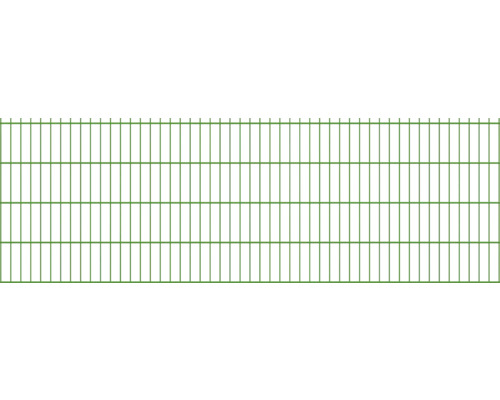 Dubbele staafmat 6/5/6 251 x 83 cm RAL 6005 mosgroen