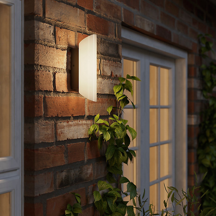 Applique murale Foldtube LED intégrée 700lm 12.5W IP44 GoodHome gris anthracite