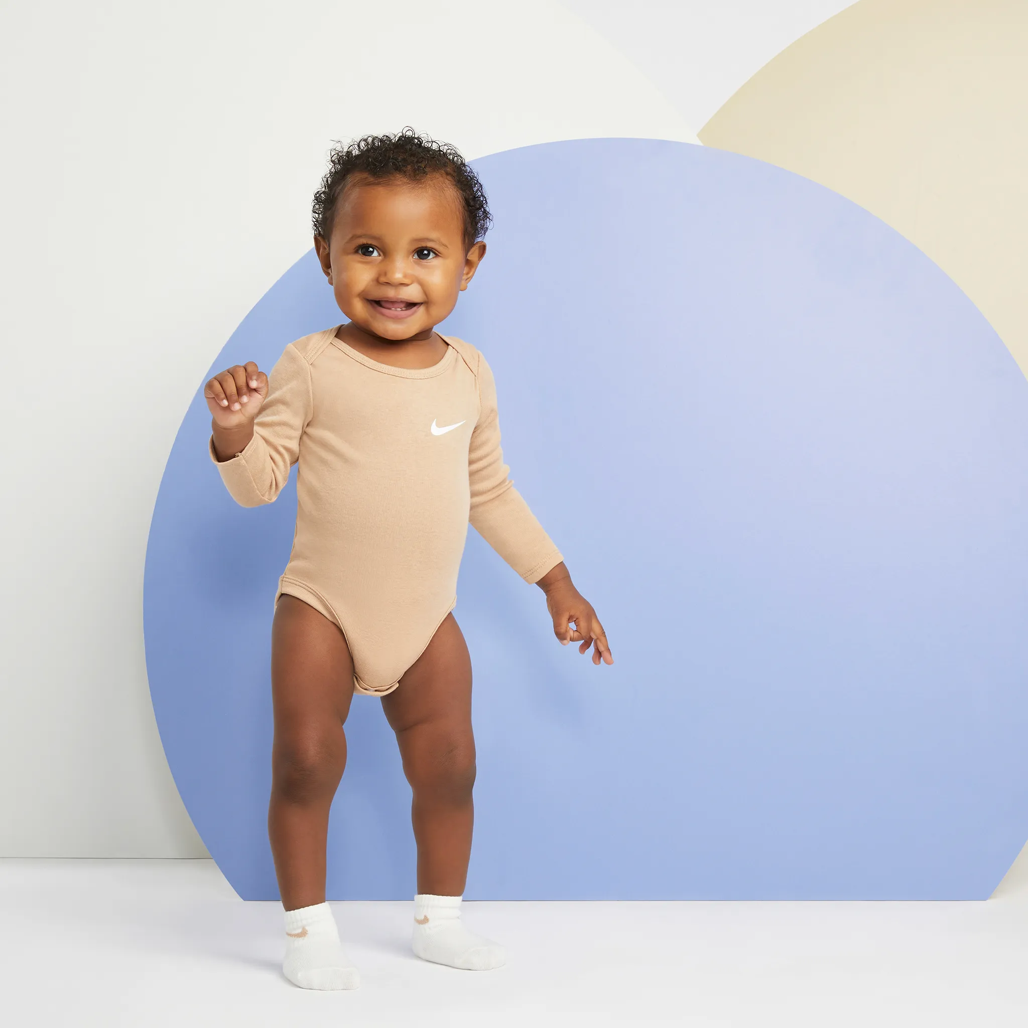 Nike Cache-Couche Manches Longues Paquet de 3 0-9mois