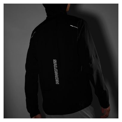 Veste imperméable Salomon Bonatti Trail Noir Homme