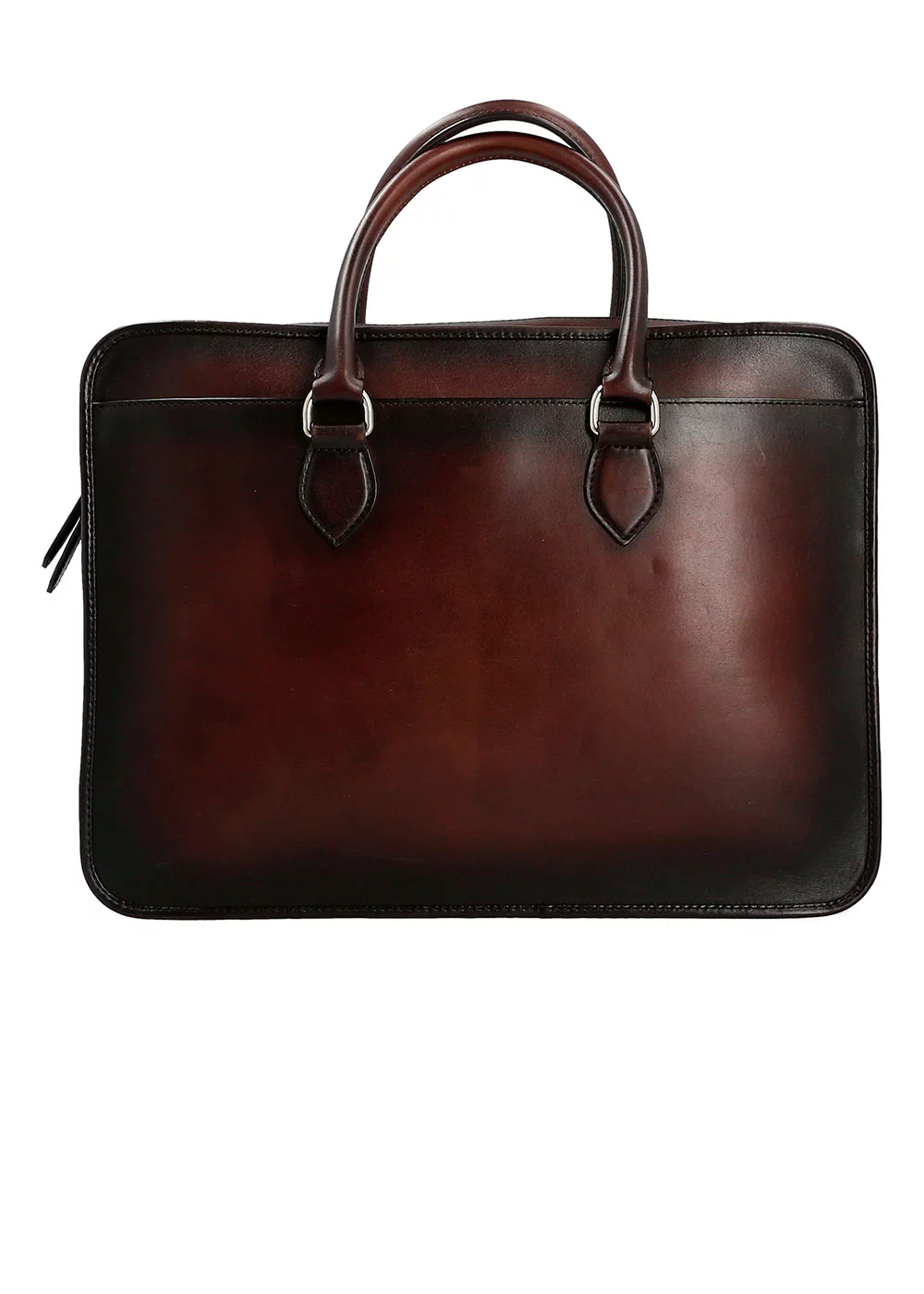 CARTABLE MATHEW CUIR PATINE MARRON