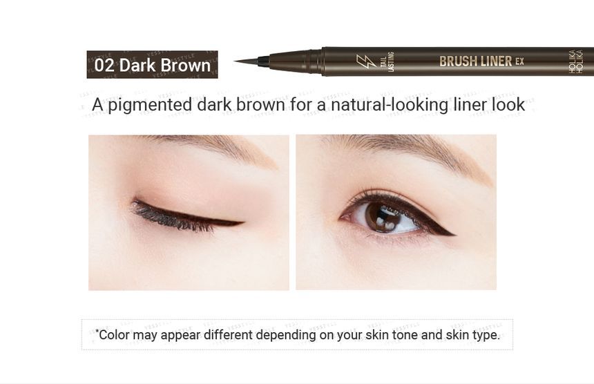 HOLIKA HOLIKA - Tail Lasting Brush Liner EX - 2 kleuren