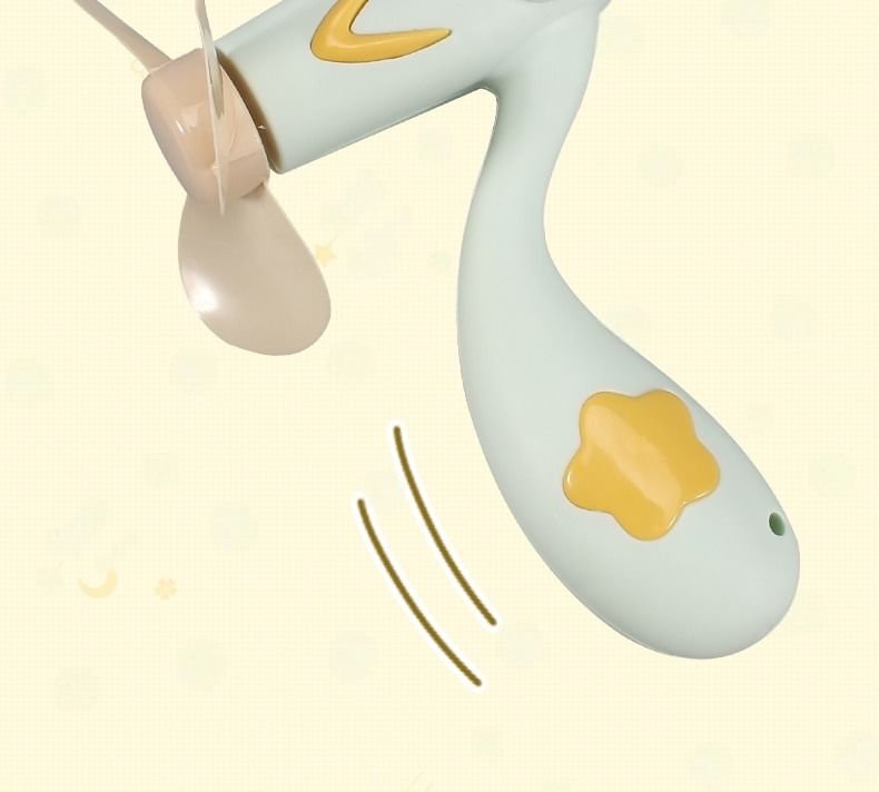 Miumi - Animal Plastic Hand Crank Fan (verschillende ontwerpen)