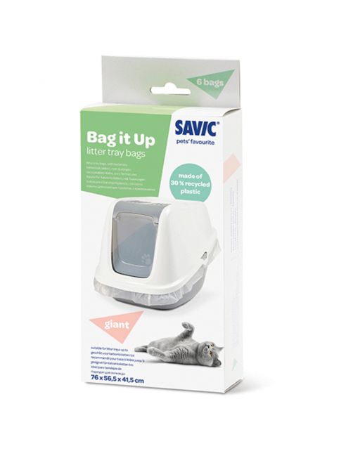 Savic Kattenbakzak Bag It Up Giant - Kattenbakaccessoires - 76x56.5x41.5 cm 6 stuks Xxl