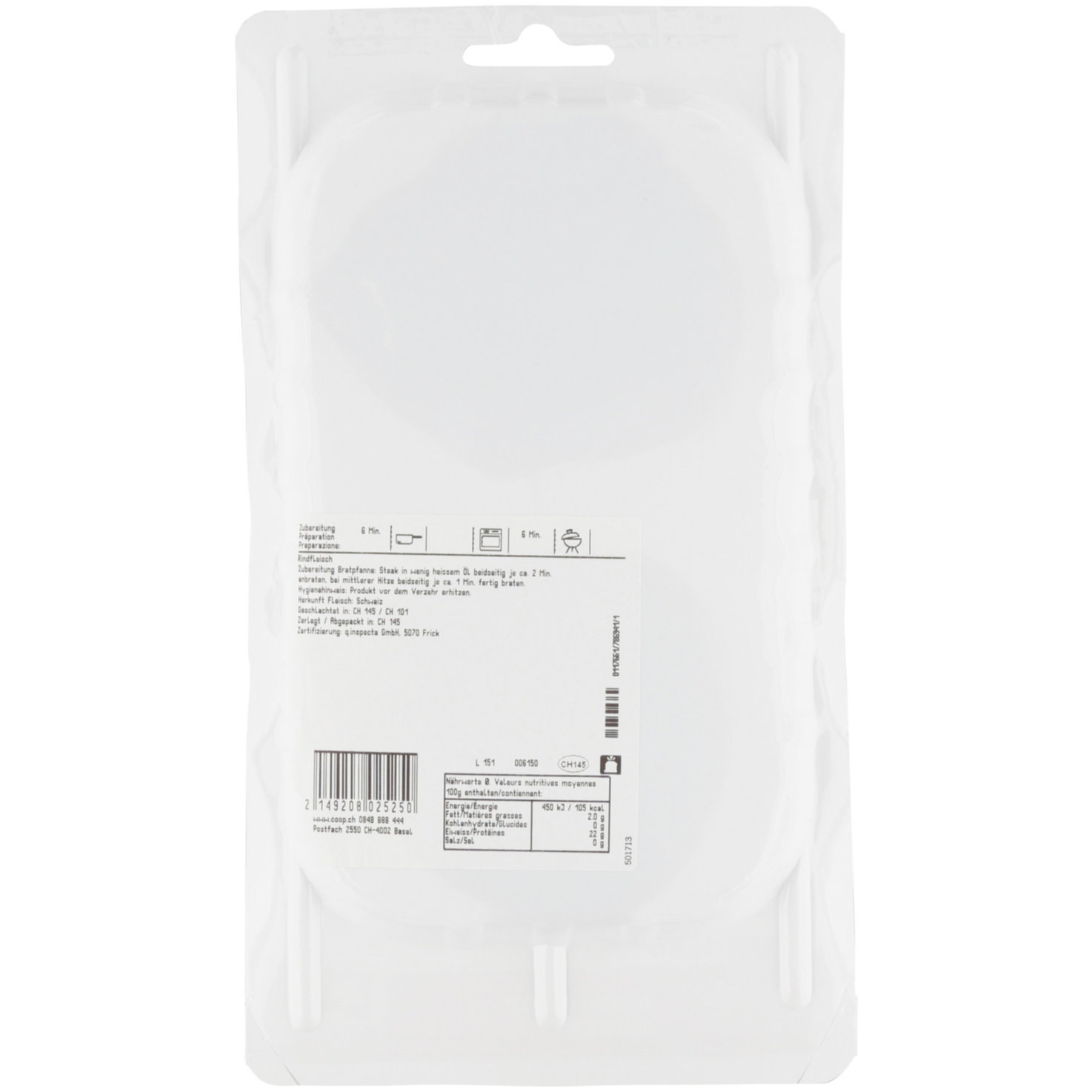 Rindsfilet Medaillon 2 Stück 260g