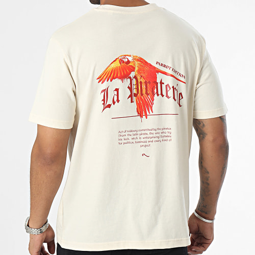 Tee Shirt Oversize Parrot Edition Beige