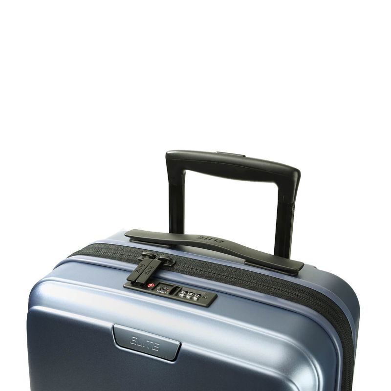 Valise cabine rigide Pure Mate Extensible 55cm Bleu ardoise