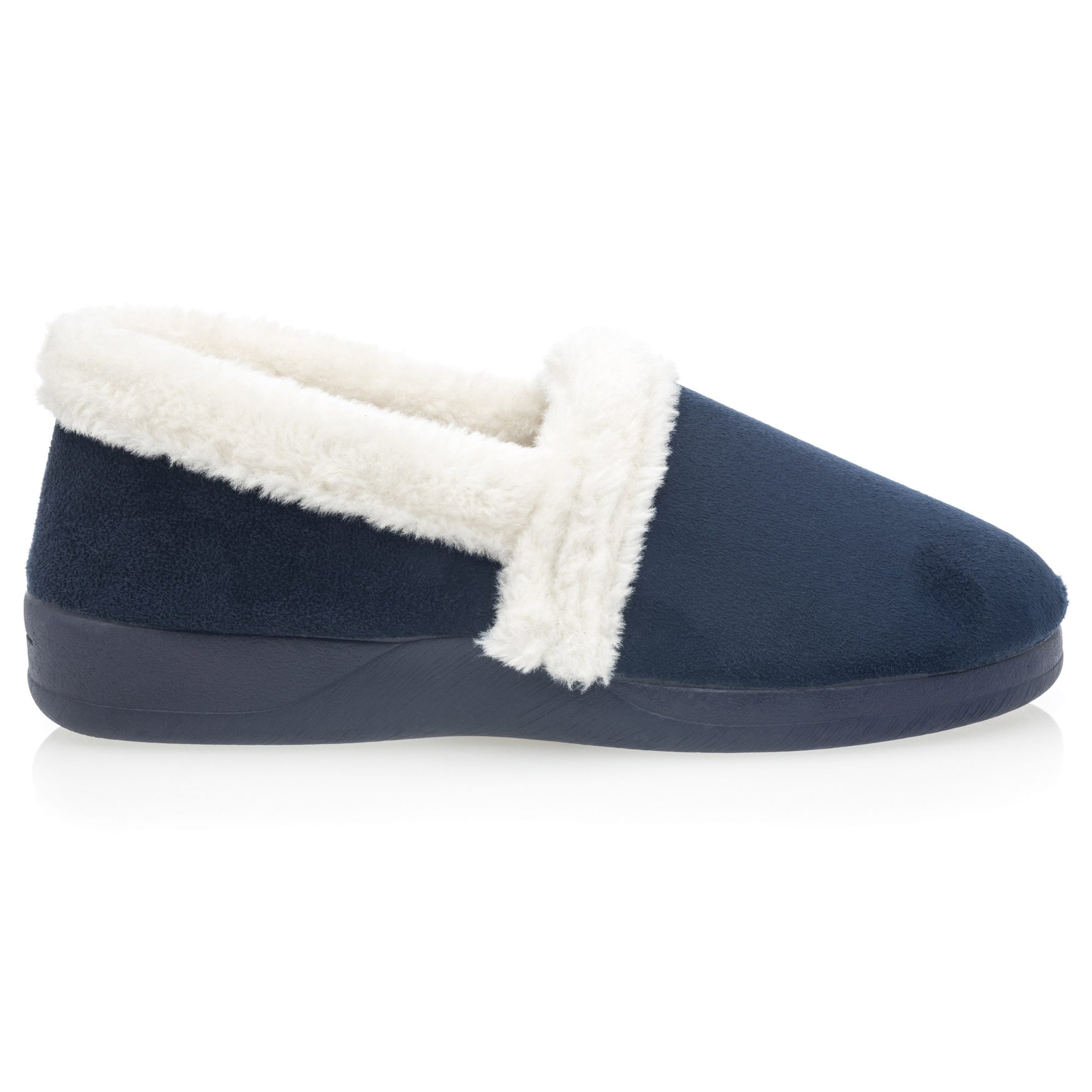 Chaussons ballerines Femme bleu marine