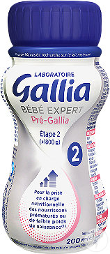 Gallia Bébé Expert Pre-Gallia Etape 2 Lait Liquide 200ml
