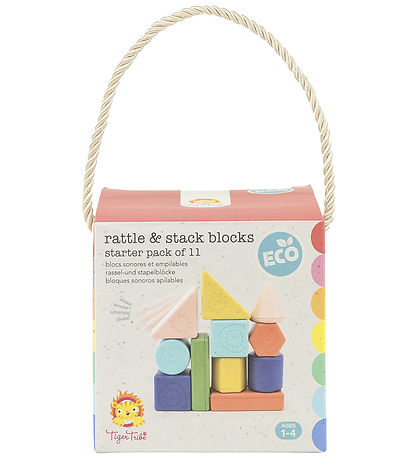 Tiger Tribe Rasselblöcke - Rattle & Stack Blocks - Starterset -