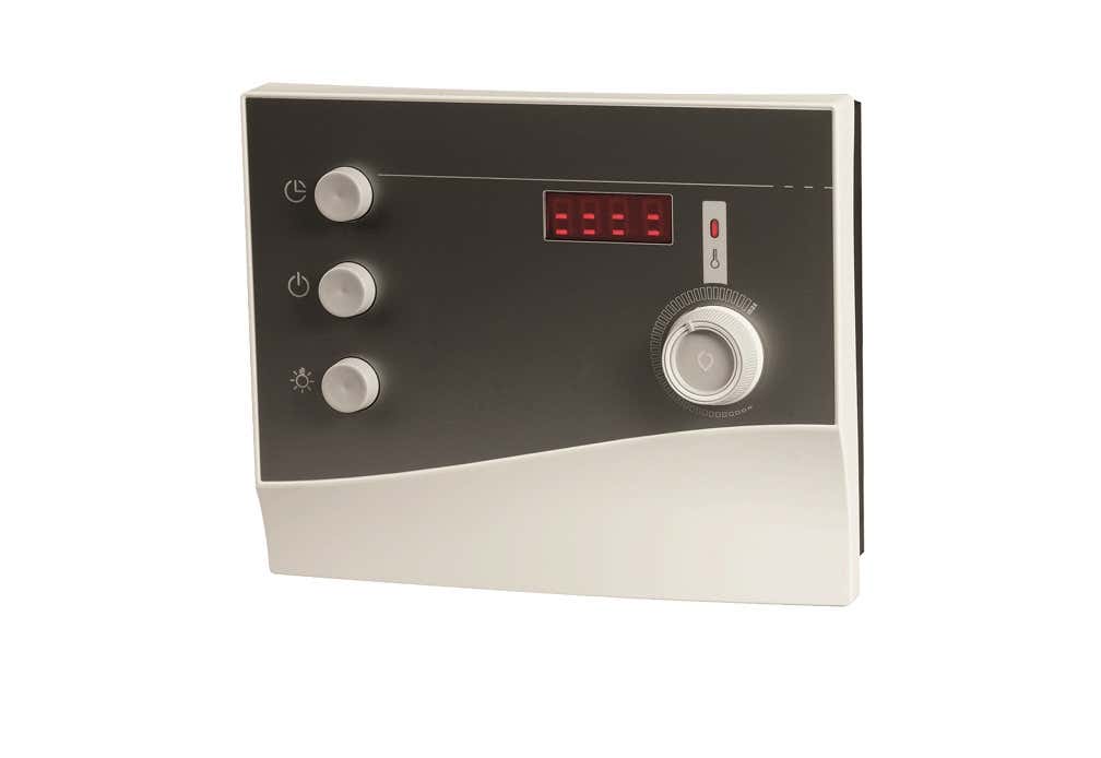 FinnTherm complete elektrische saunakachelset: Viking 9,0 kW van metaal in zilver,
