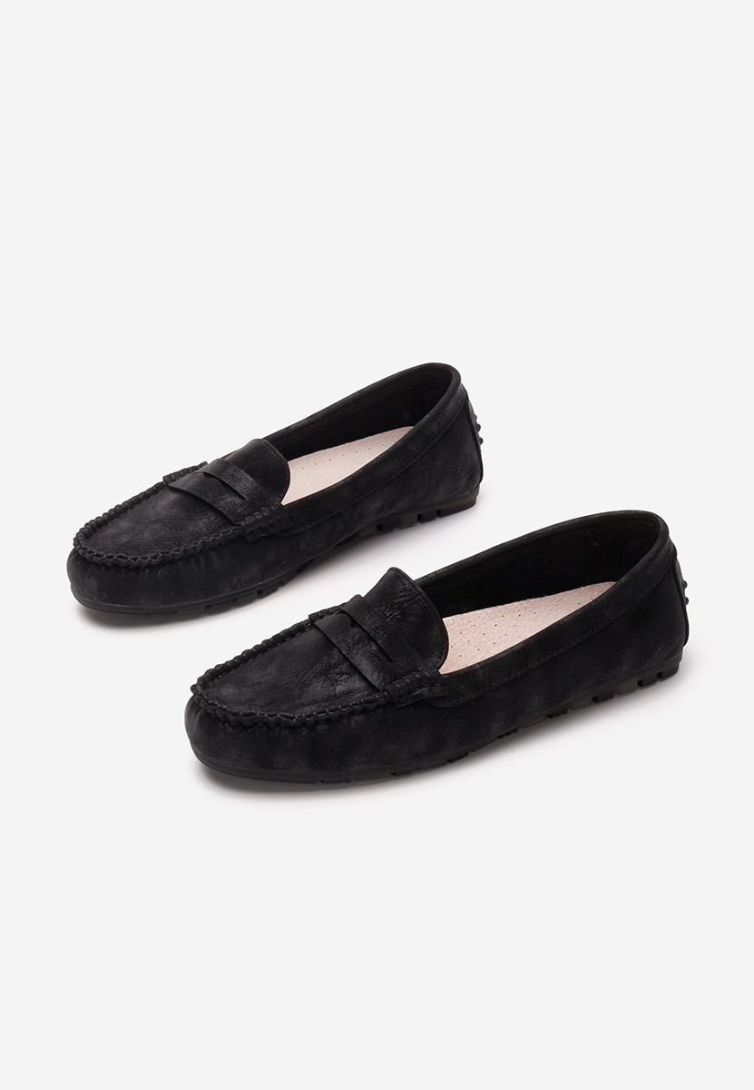 Mocassins femme noirs Luminia V3