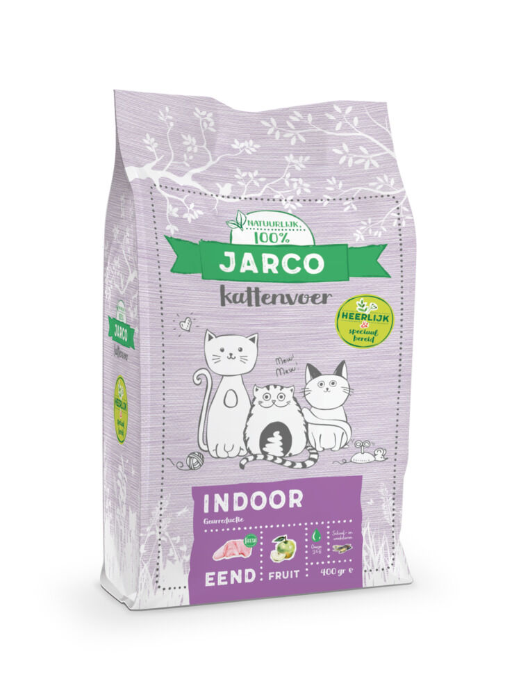 Jarco Indoor - Kattenvoer - 2 Kilogram - eend
