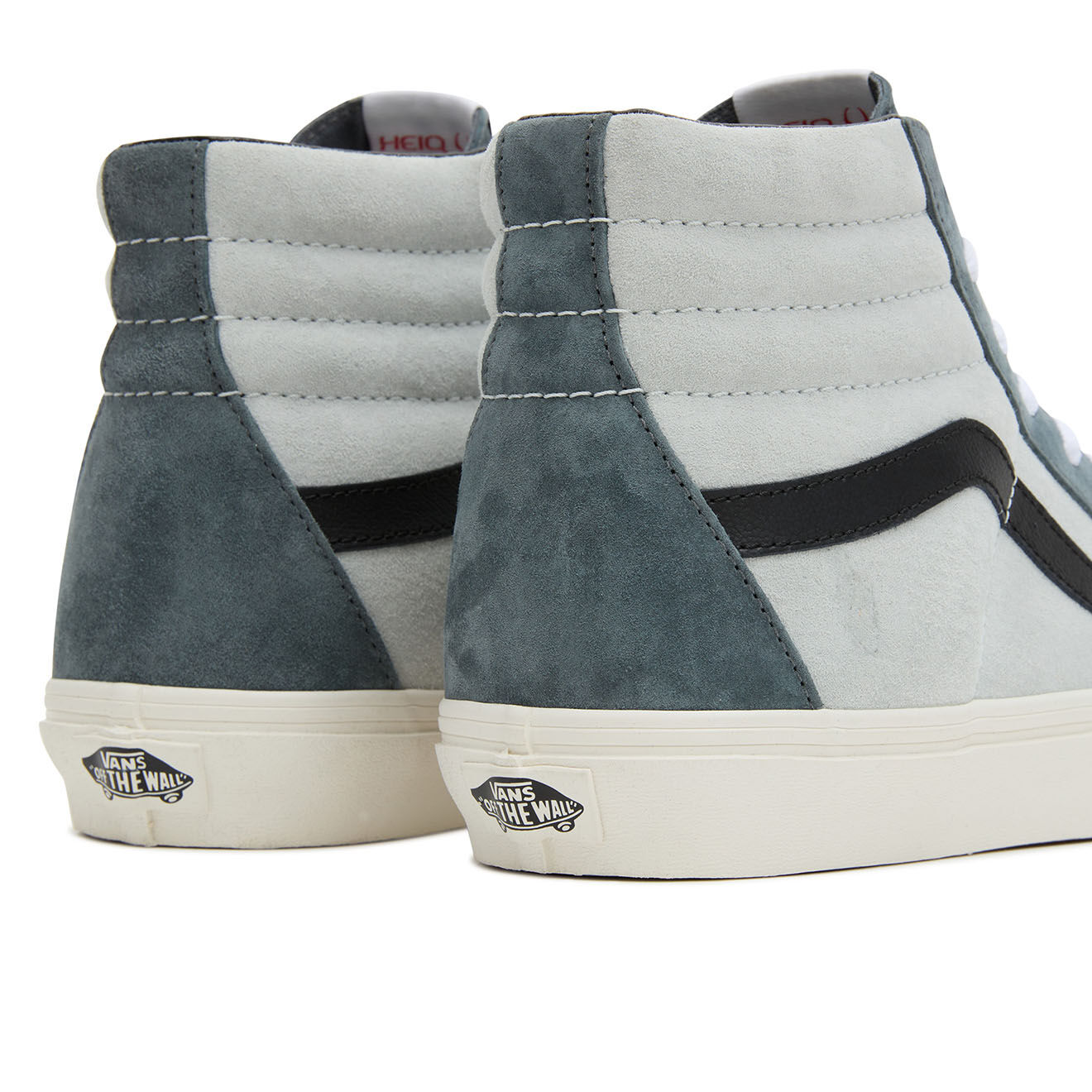 Vans Baskets en Velours de Cuir SK8-Hi bleu/gris