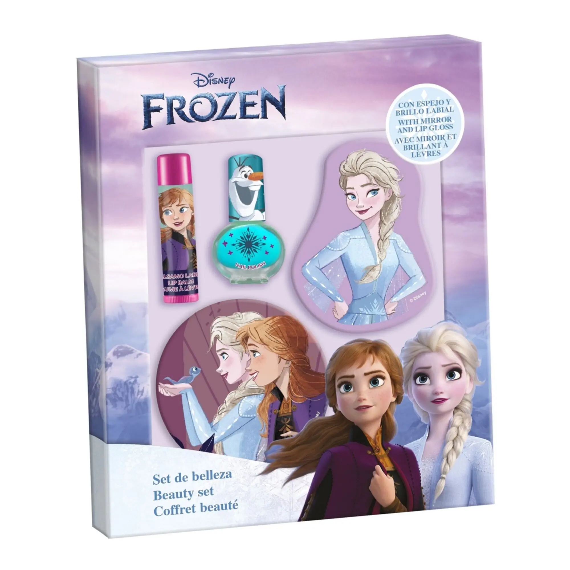 Produits - Coffret La Reine des Neiges Maquillage & Miroir- Coffret enfant