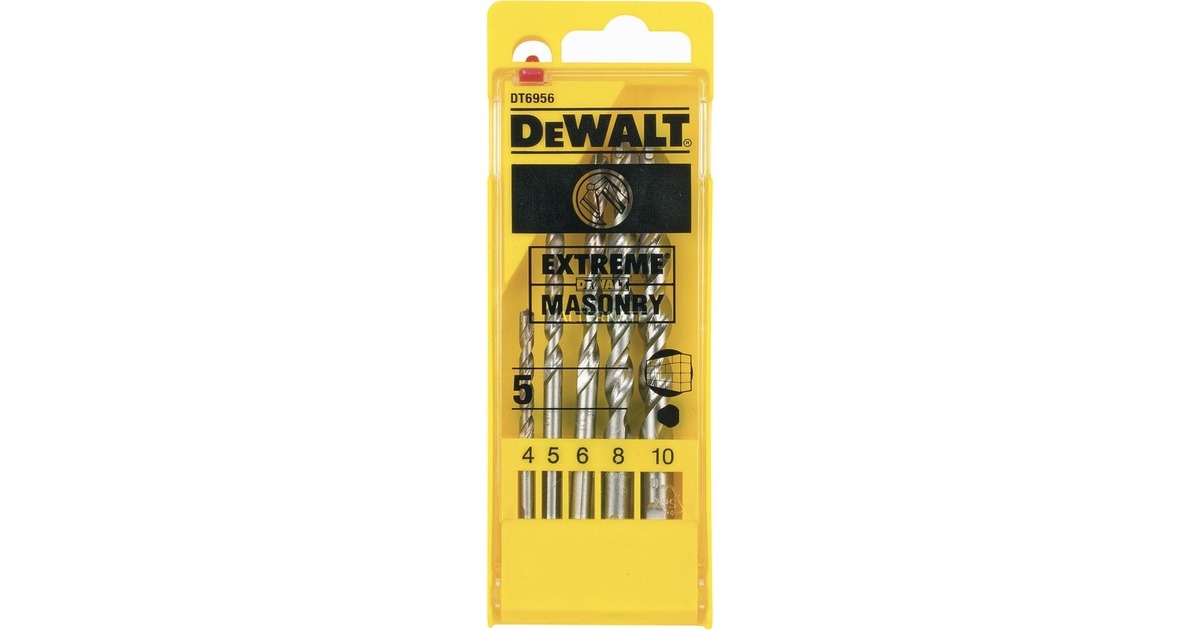 DEWALT5-delige Steenborenset Extreme boorset