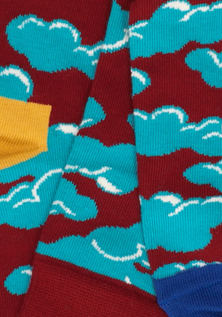 HAPPY SOCKS blauwe happy socks sokken under the clouds