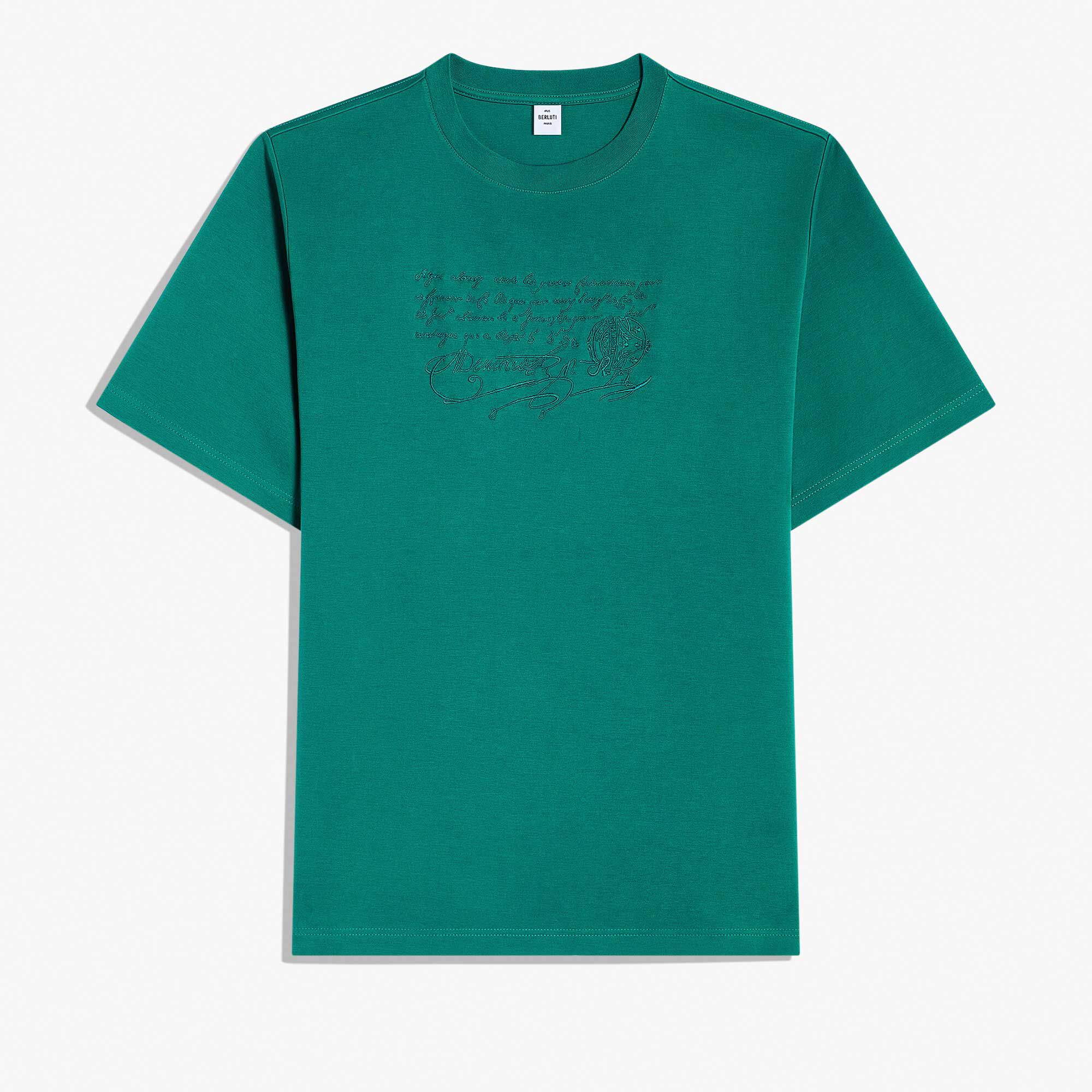 T-Shirt Avec Broderie Scritto