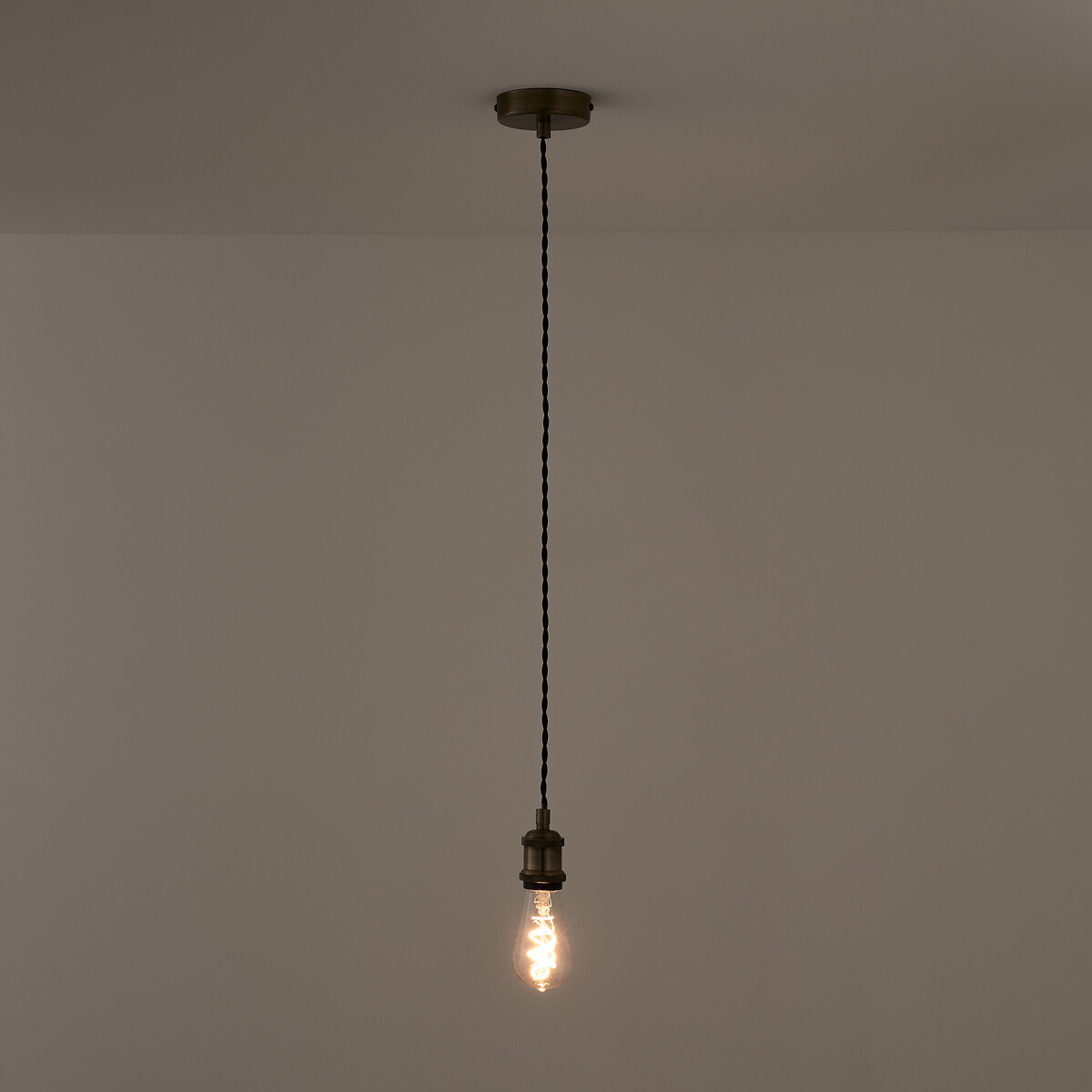 LA REDOUTE INTERIEURS<br>Cabo elétrico para luminária pendente E27, Baulind