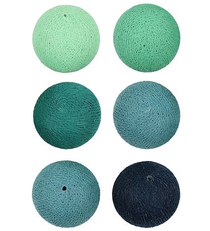 Iris Lights Lysk?de - 390 cm - 35 Lys - Cool Mint