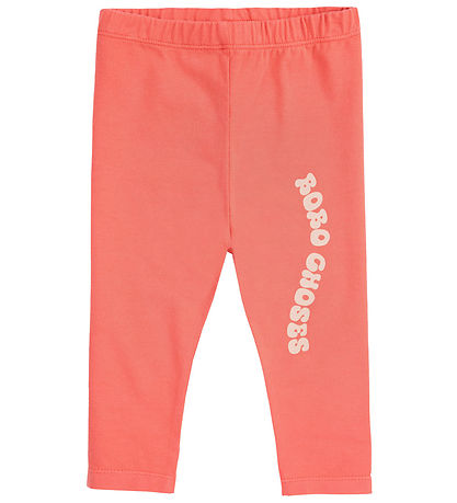 Bobo Choses Leggings - Wellig - Coral Pink