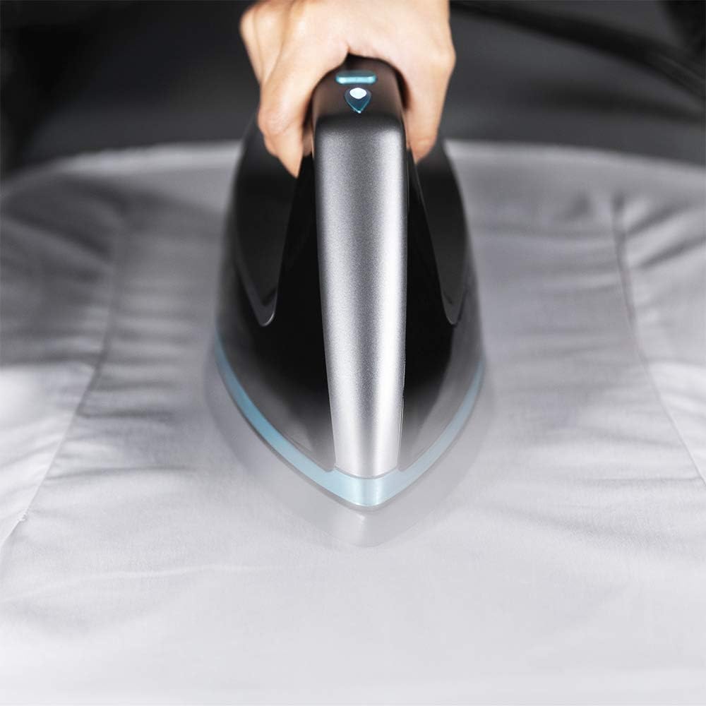 Cecotec Total Iron 10100 Pro Profi Bügelstation . Mit Bügeleisen und Dampfbürste, Absaugen und Aufblähen, 5 Programme für 5 verschiedene Stoffe, 220 g/min und 5 Bar