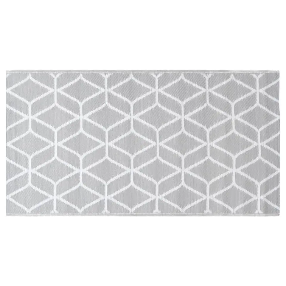 vidaXL - Tuinkleed - Grijs - Polyetheen - 190 x 290 cm
