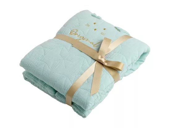 Couvre lit rectangulaire berceau en coton