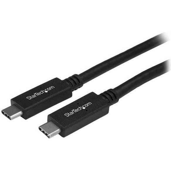 StarTech.com Câble USB-C de 1m, USB 5Gbps, 60W (3A) Power Delivery, 4K 60Hz DP Alt Mode, Gaine TPE - Compatible Thunderbolt