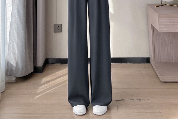 Ingrath - High Rise Plain Wide Leg Dress Pants (verschillende ontwerpen)