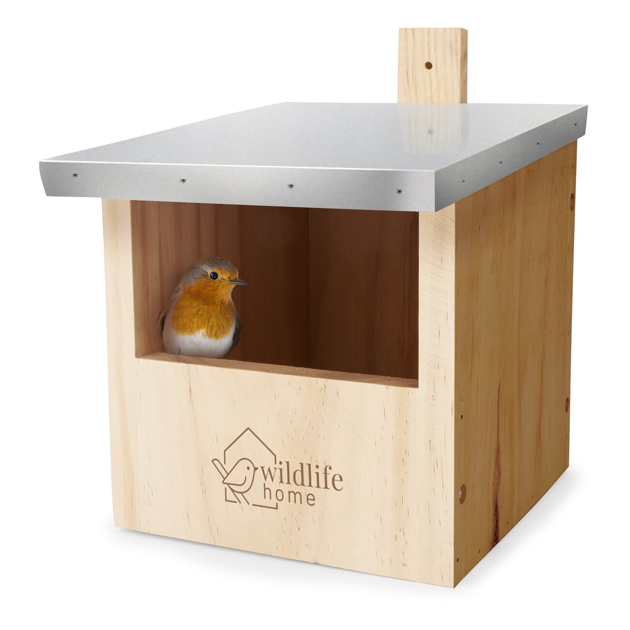 WILDLIFE HOME Halbhöhle mit Metalldach
