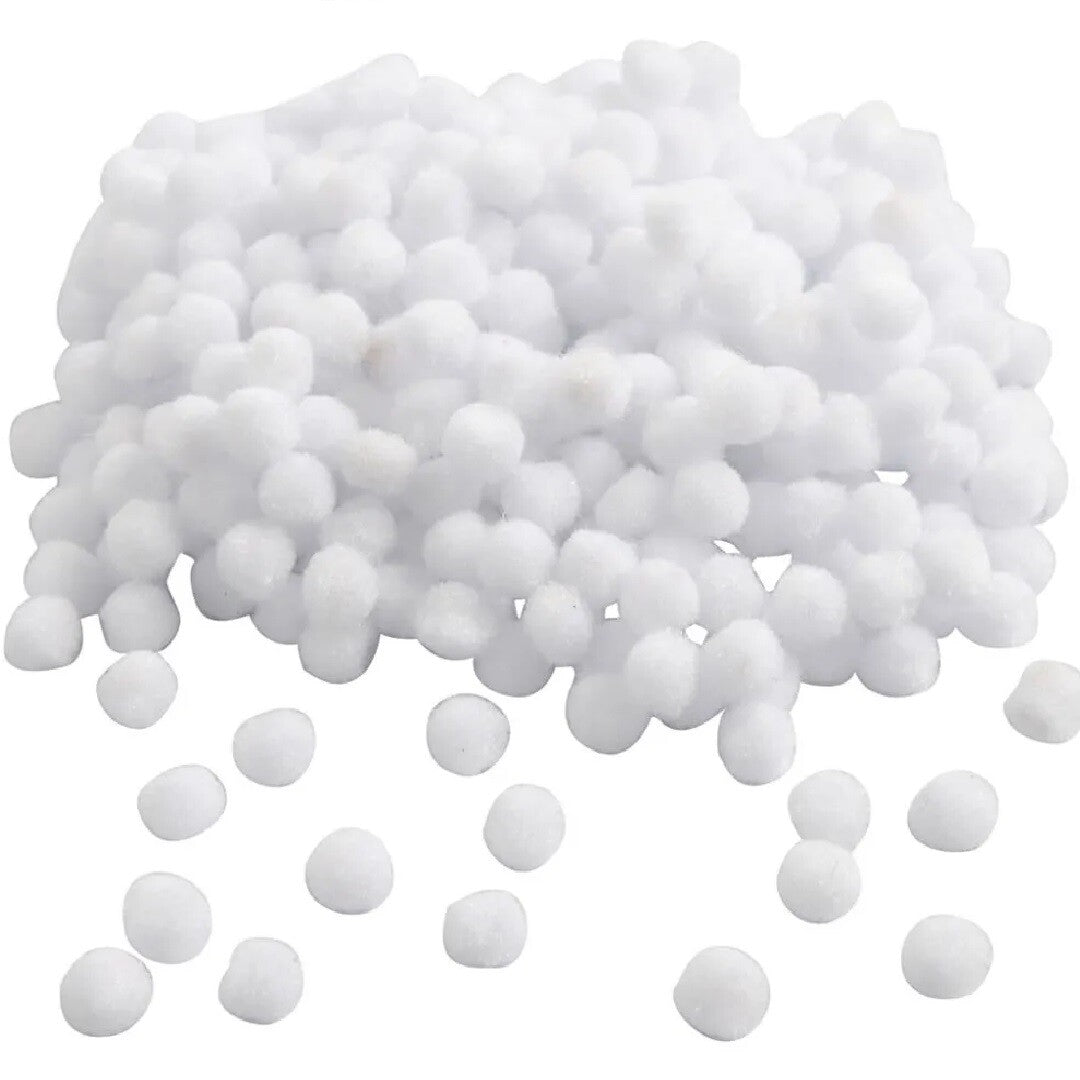 Creativ company pompoms wit - 450st
