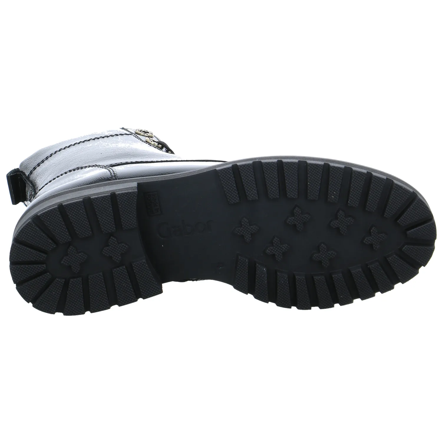 GABOR Boot Schwarz Leder  mit Wechselfussbett