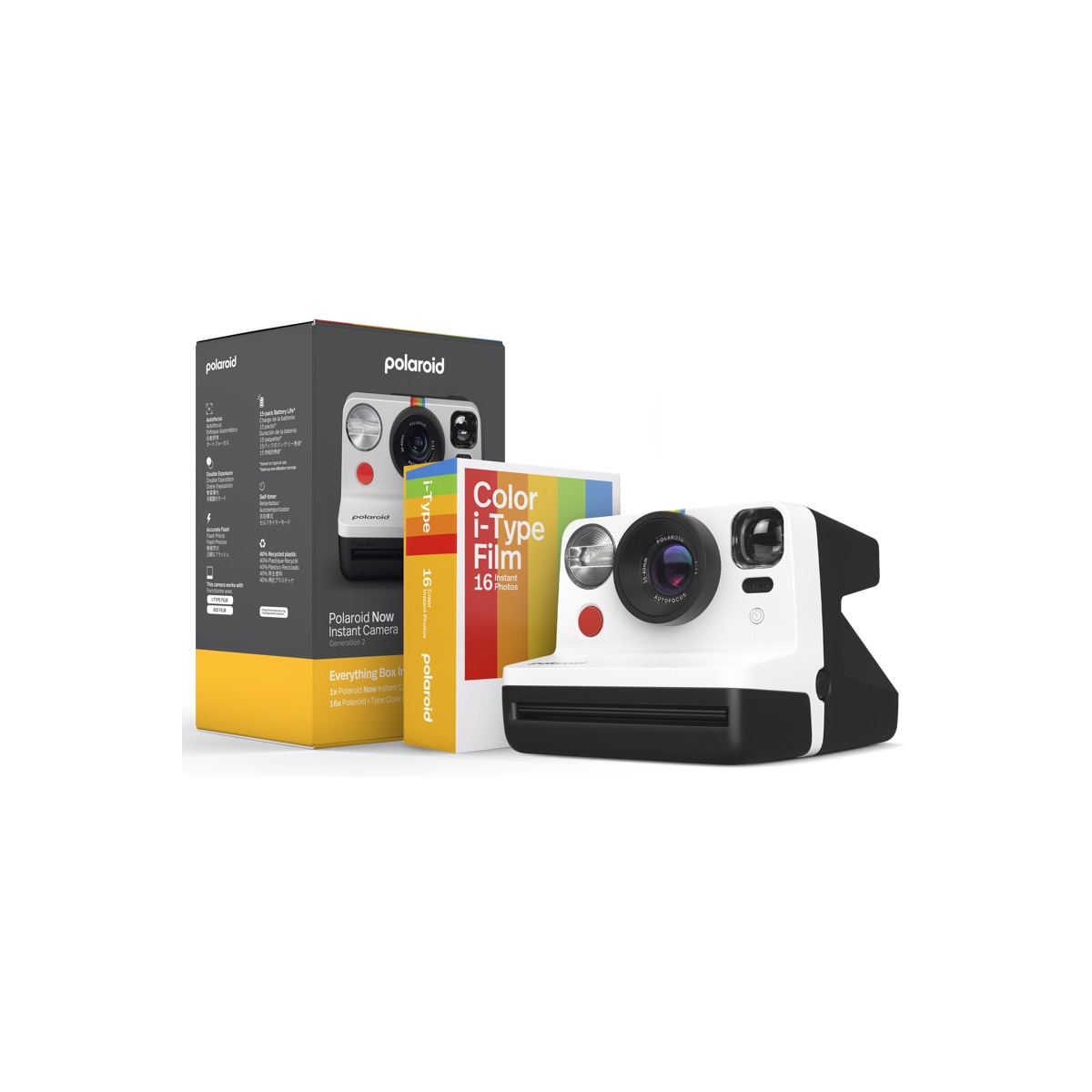 Polaroid Now Gen 2 E-box Black  White