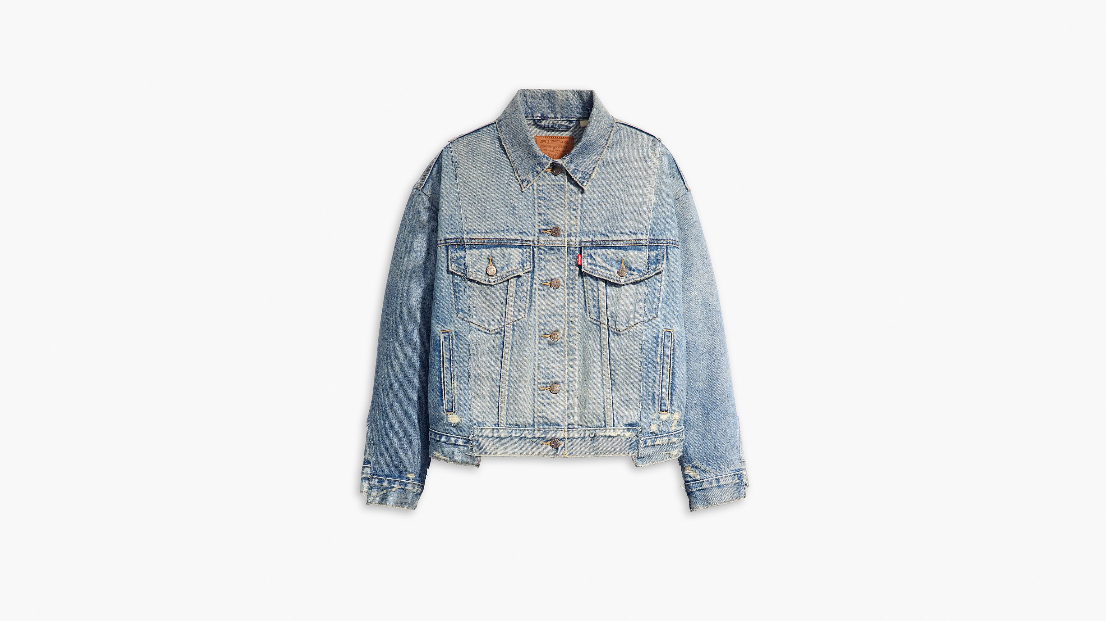Veste Trucker ’90 doublée - Mega Vibe Trucker - Bleu