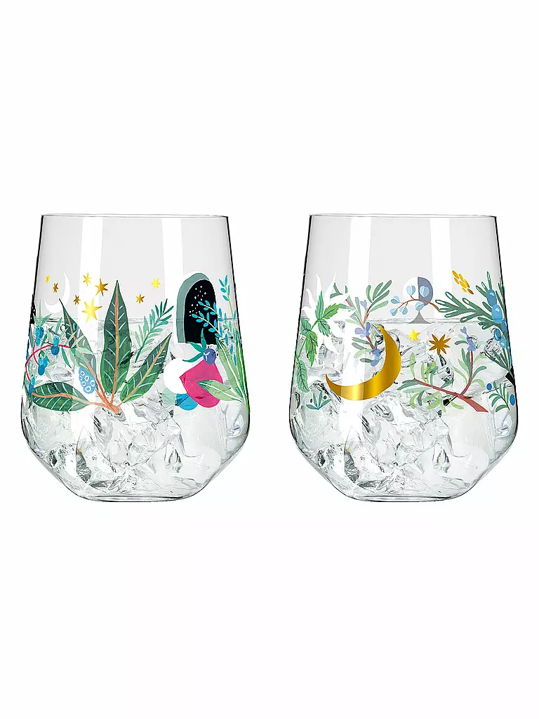 RITZENHOFF Gin Tumbler 2-er Set BOTANIC GLAMOUR #7 #8 Good Wives bunt