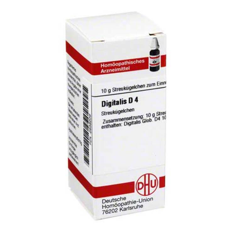 DHU Digitalis D 4 Globuli, 10 g